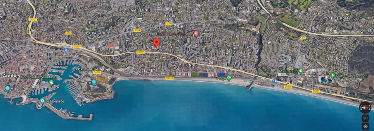 Antibes Secured Parc Velusine With Private Parking, Terrace, Pools And Tennis Courts. ภายนอก รูปภาพ