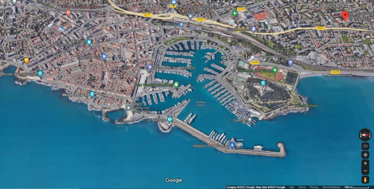 Antibes Secured Parc Velusine With Private Parking, Terrace, Pools And Tennis Courts. ภายนอก รูปภาพ